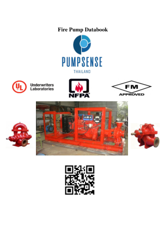 ปกคู่มือข้อมูลปั๊มดับเพลิง Pumpsense